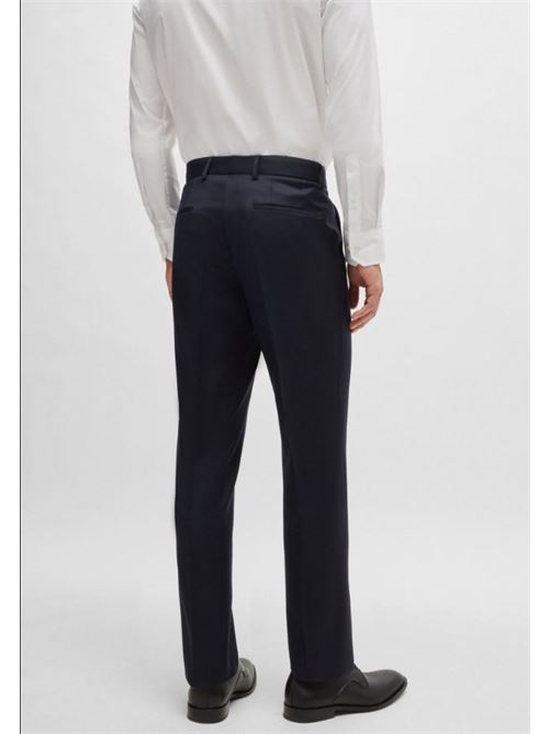 Pantaloni slim fit in serge di lana vergine BOSS | 50469174 H-GENIUS-B1.401